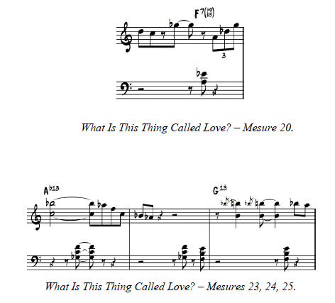 Bill Evans Trio - What Is This Thing Called Love? Musical analysis (sheet music)