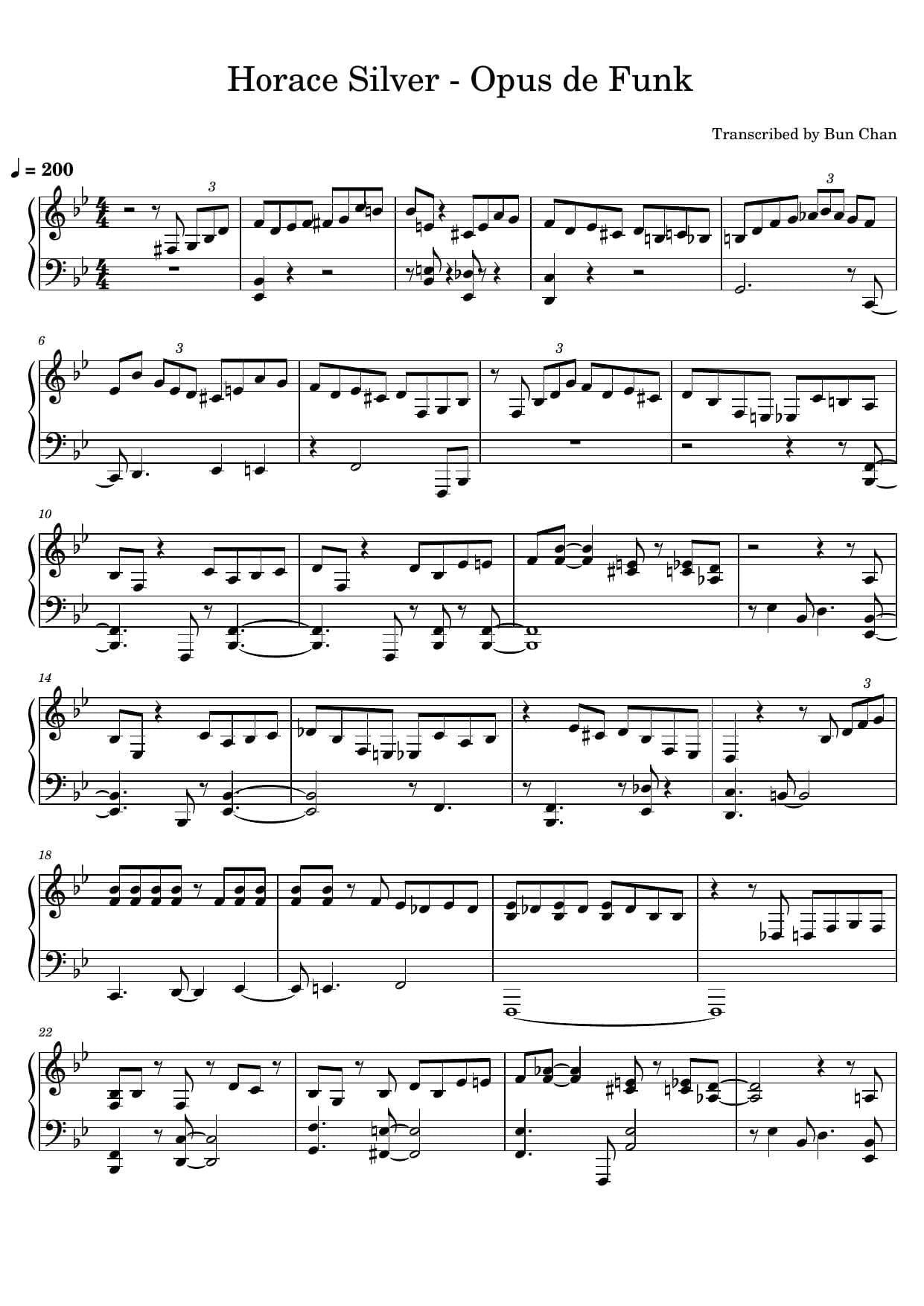 free jazz scores