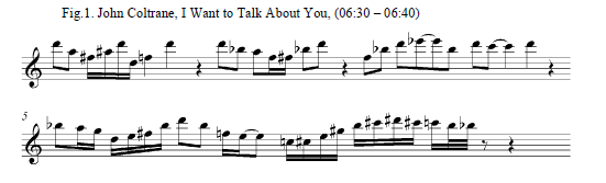 coltrane sheet music