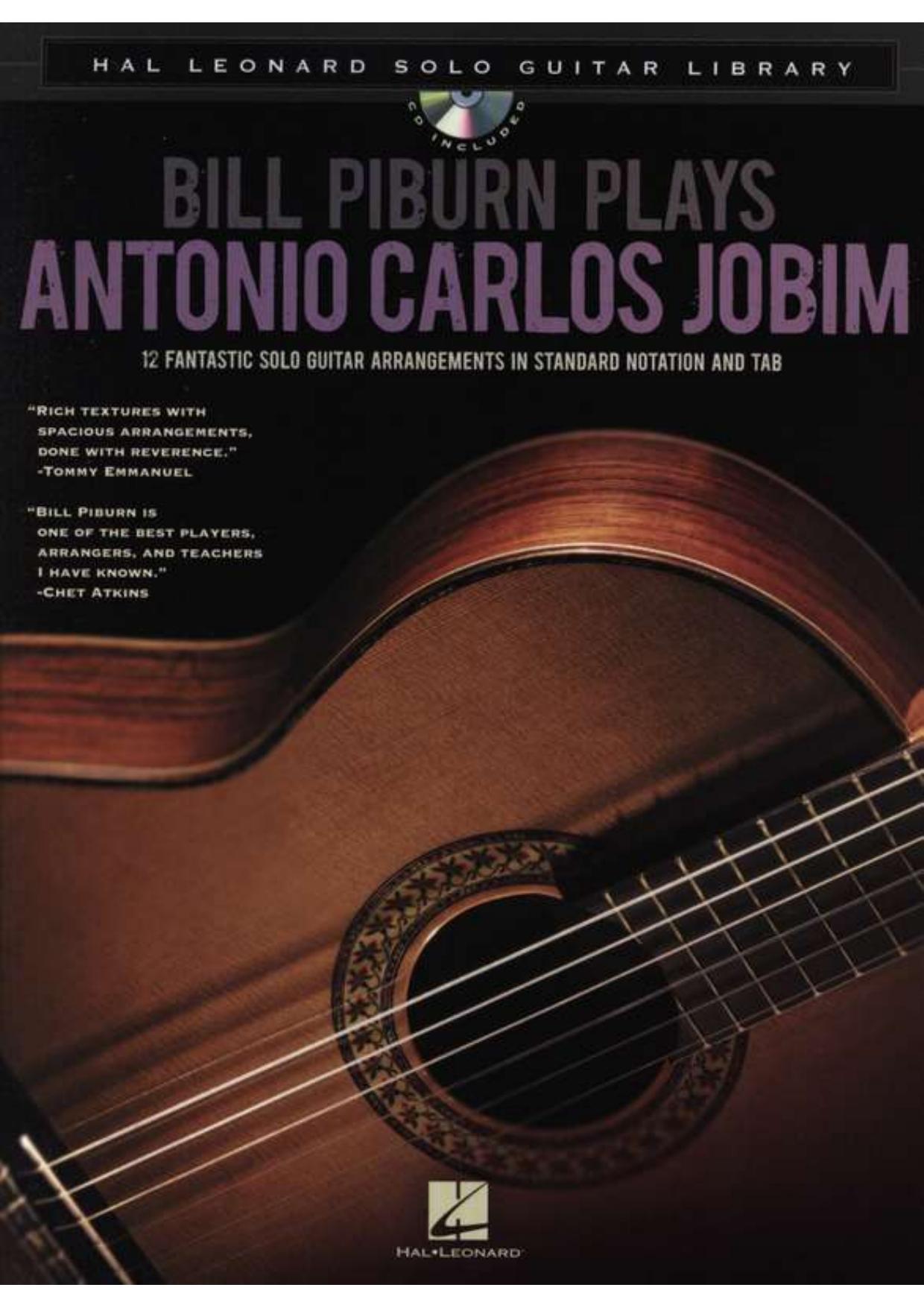 free sheet music download Bill Piburn plays Antonio Carlos Jobim - Tom Jobim (Guitar with TABS).