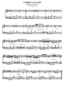 free sheet music download Dario Marianelli