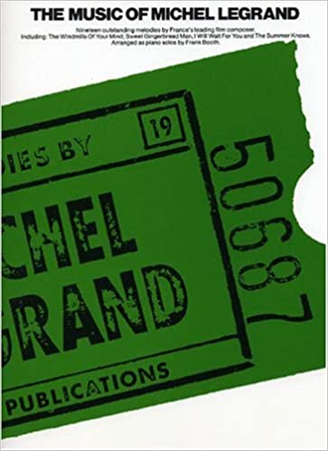 partition sheet music of Michel Legrand
