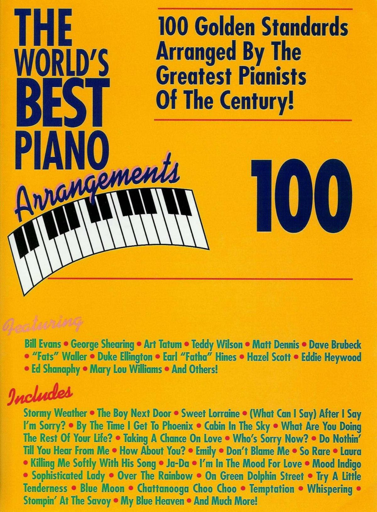 World Piano Day 2025 sheet music 100 Golden Standards The World's Best Piano Arrangements by the greatest pianists of the Century