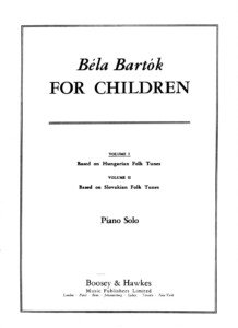 noten (sheet Music) bartok for children