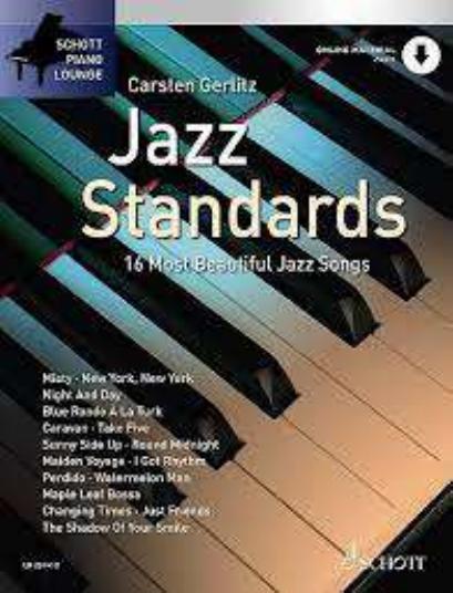 Carsten Gerlitz Jazz Standards 16 most beautiful Jazz songs with audio tracks MP3 download sheet music download partitions gratuites Noten spartiti partituras