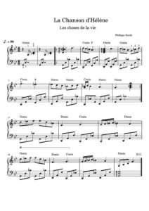 free sheet music partitura partition noten