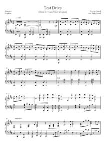 sheet music partitura partition noten spartiti