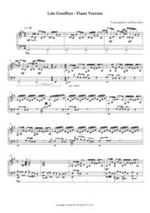 sheet music partitura partition noten spartiti