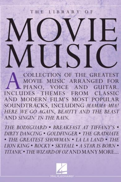 recent additions sheet music partitura partition noten spartiti The Library of Movie Music - Over 50 top songs (sheet music)