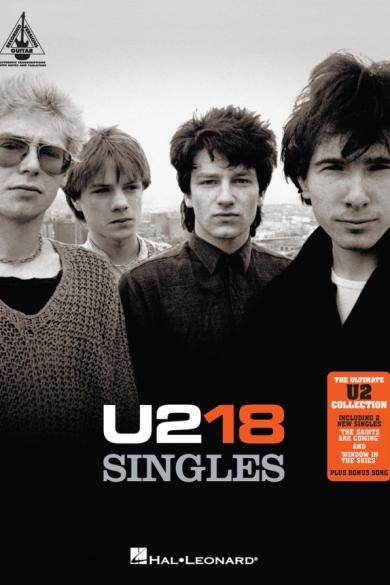 U2 U2 18 Singles Guitar Tablature Sheet music partitura partition noten spartiti 乐谱 楽譜